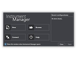 Instrument manager